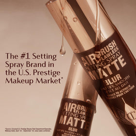 Charlotte Tilbury model wearing makeup with matte, blurred complexion benefit