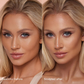 Charlotte Tilbury lifestyle red-carpet-ready look demonstrating camera-ready finish