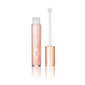 Charlotte Tilbury front packaging of Collagen Lip Bath showing glossy tube and branding for instant shine