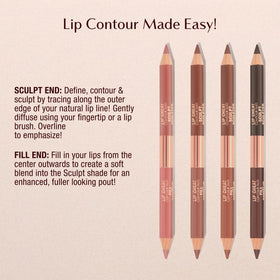 Charlotte Tilbury duo on dressing table in lifestyle scene for elegant daily use