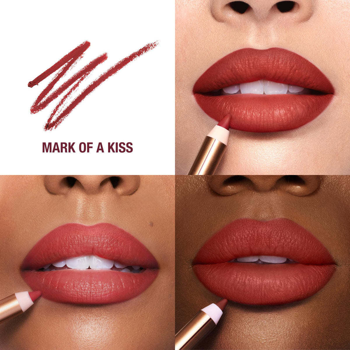 Charlotte Tilbury pencil tip close-up showing precise tip for clean lines