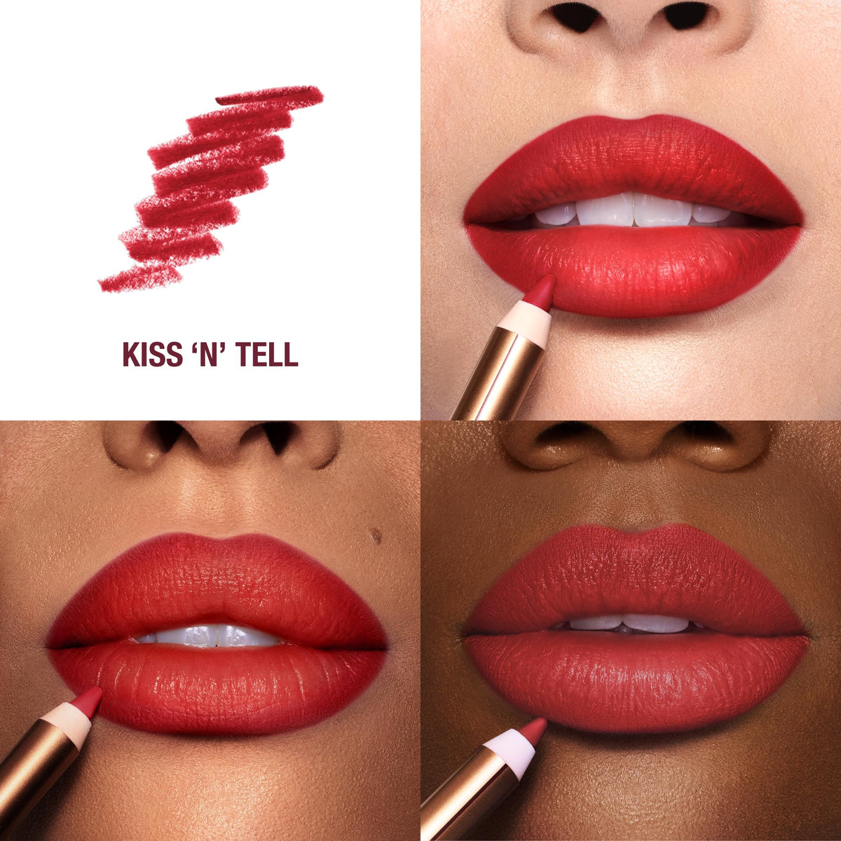 Charlotte Tilbury close-up of sharpened pencil tip for accurate lining and control