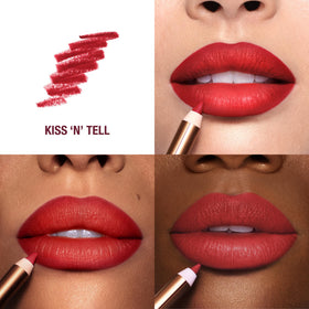 Charlotte Tilbury close-up of sharpened pencil tip for accurate lining and control