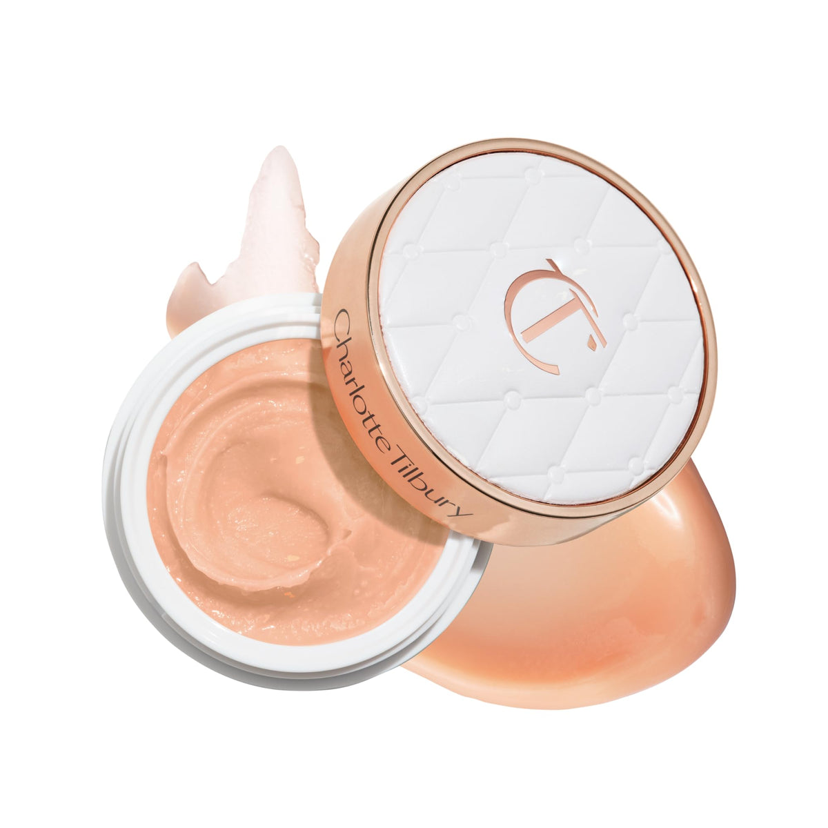 Charlotte Tilbury front packaging showing compact lip mask, easy identification