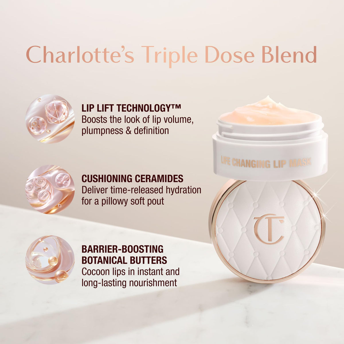 Charlotte Tilbury in makeup bag on vanity, lifestyle ease and everyday use