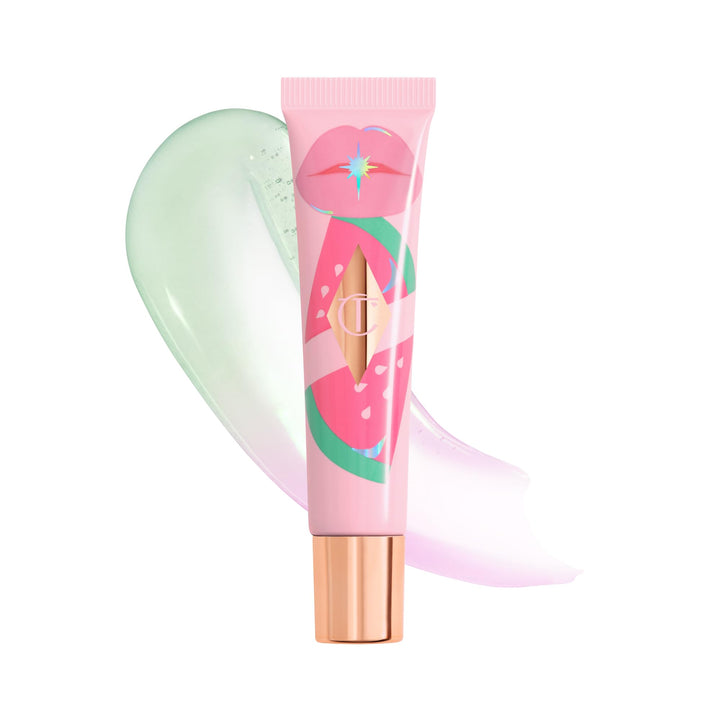 Charlotte Tilbury front packaging showing glossy lip oil and branding for instant visual appeal