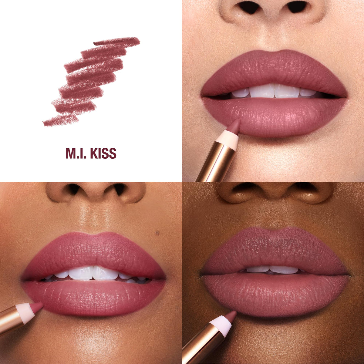 Charlotte Tilbury pencil tip close-up illustrating sharp point for accurate lining and control