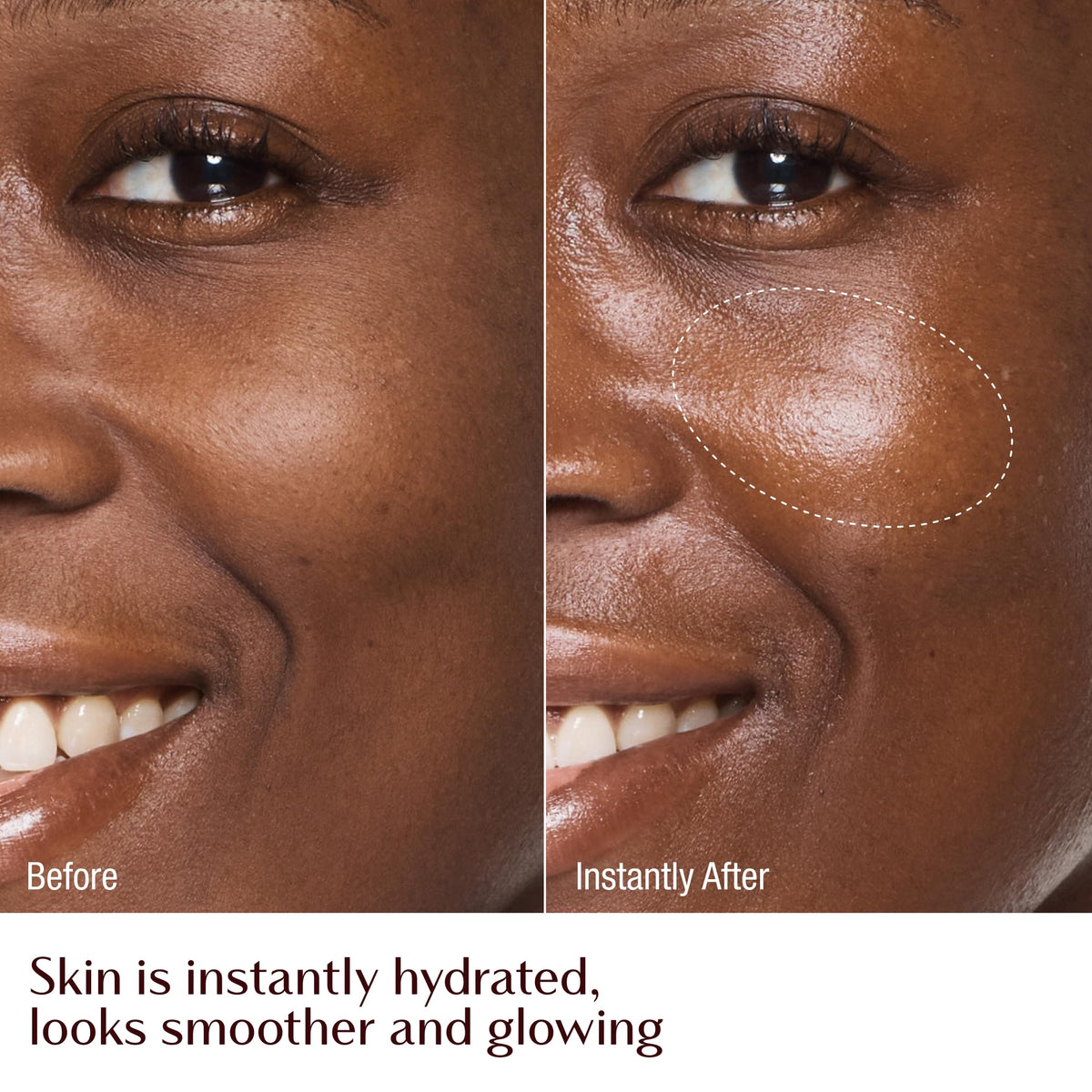 Charlotte Tilbury cream being smoothed onto hand demonstrating instant glow