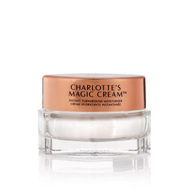 Charlotte Tilbury travel jar front view showing compact convenience and hydration