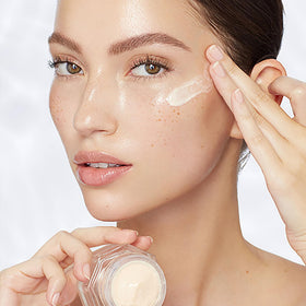 Charlotte Tilbury product being applied with ring finger for gentle, controlled delivery