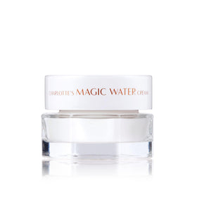 Charlotte Tilbury travel-size jar front view showing compact moisturizer convenience