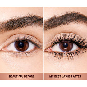 Charlotte Tilbury brush detail showing bristles that separate and define lashes