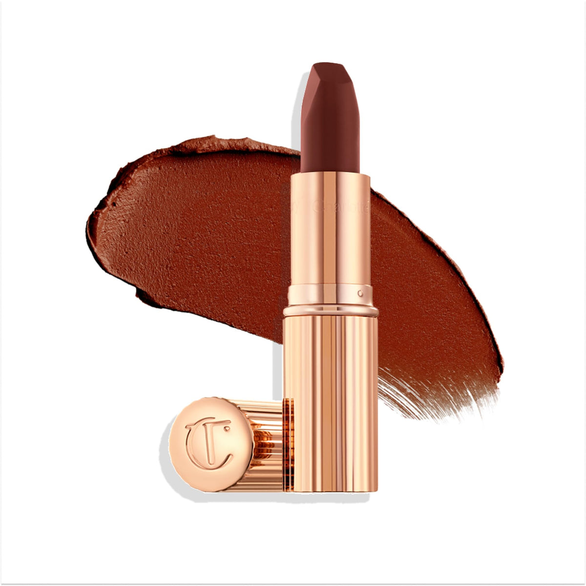 Charlotte Tilbury front packaging displaying lipstick and brand appeal