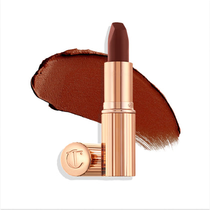 Charlotte Tilbury front packaging displaying lipstick and brand appeal