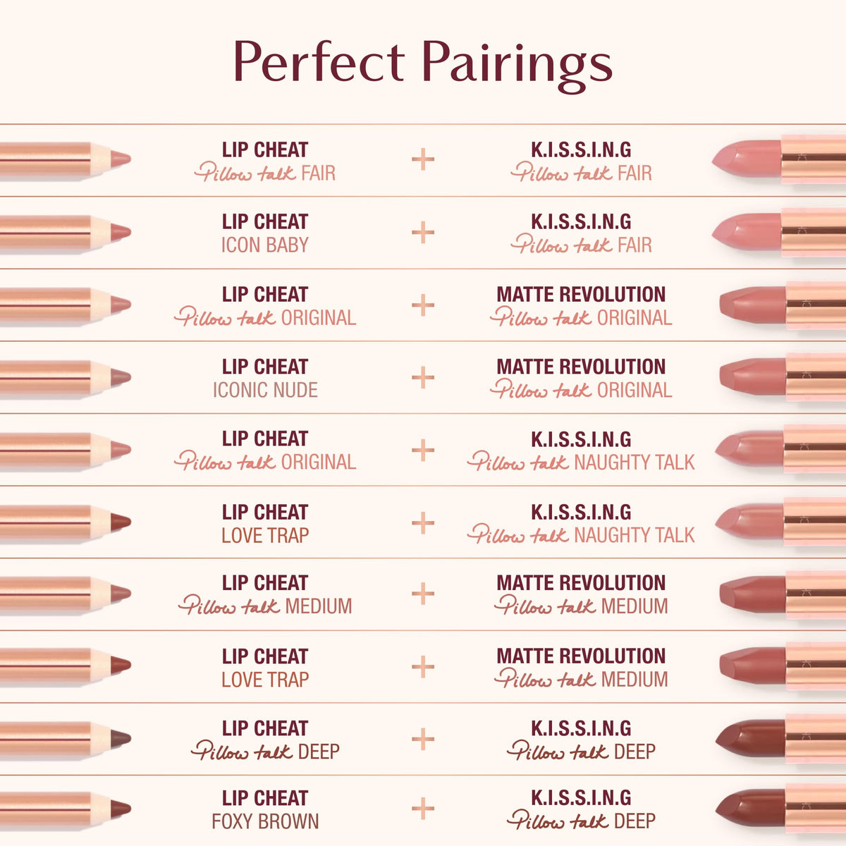 Charlotte Tilbury lipstick staged in gift box setting showing presentable design benefit: ready to gift