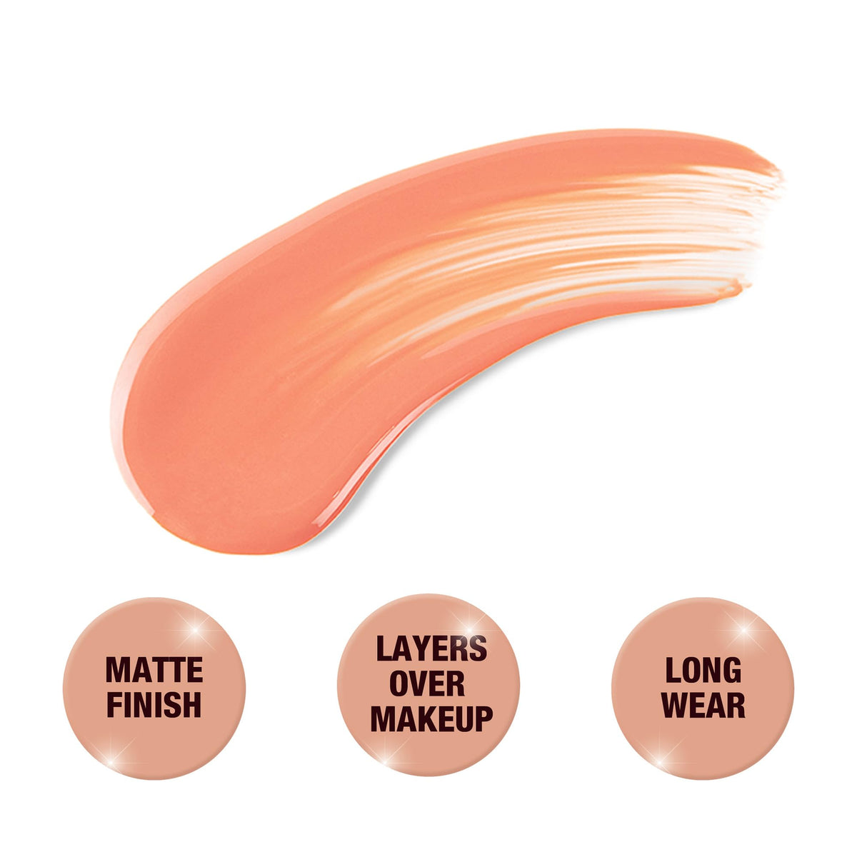 Charlotte Tilbury cushion applicator close-up demonstrating controlled, mess-free application