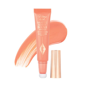 Charlotte Tilbury front packaging showing Peach Pop matte blush, easy grab-and-go