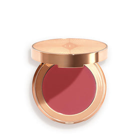 Charlotte Tilbury front compact showing product and shade benefits