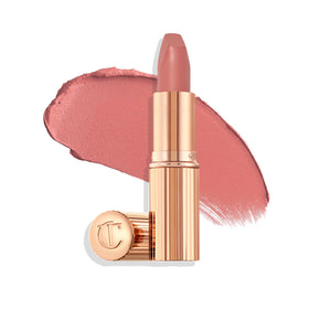 Charlotte Tilbury lipstick front packaging showing classic brand elegance and gifting appeal