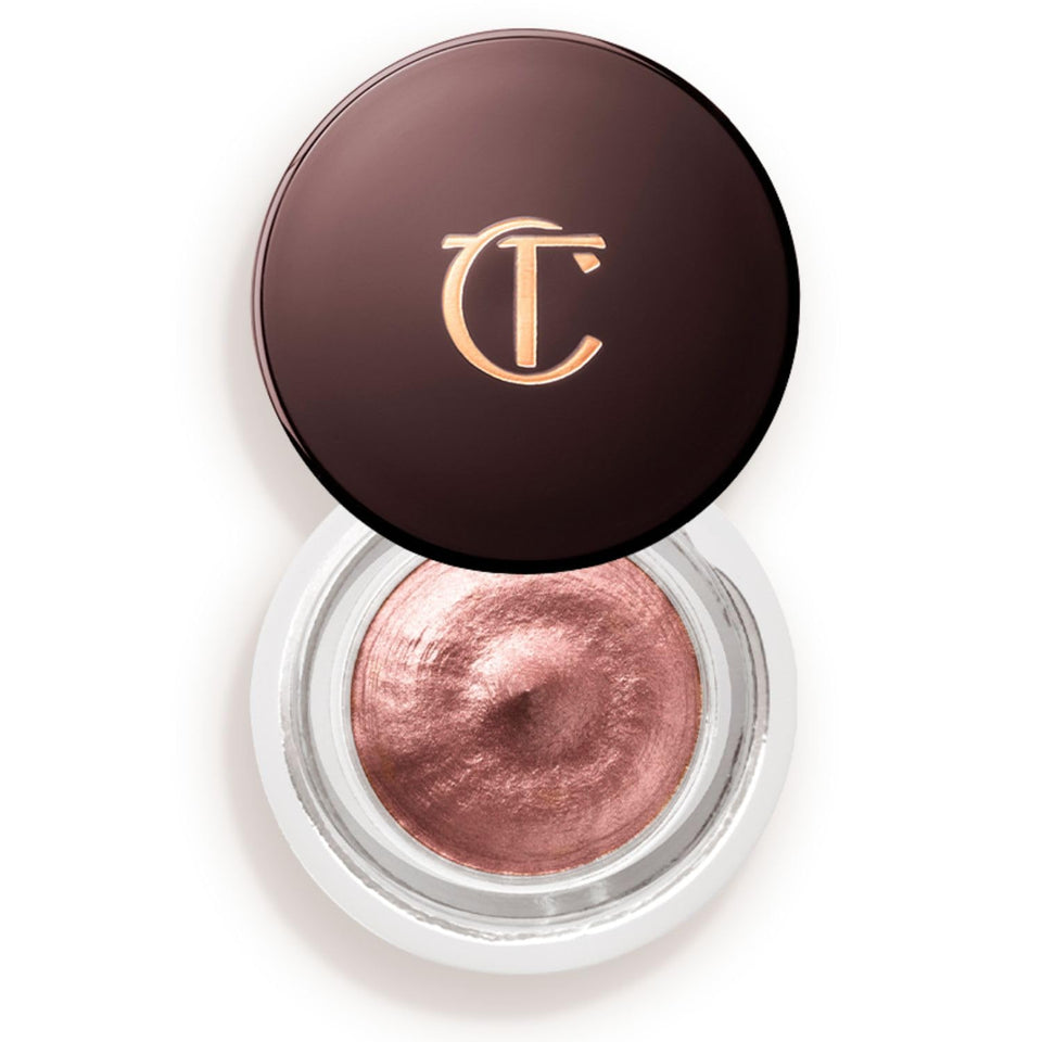 Charlotte Tilbury pot front view showing Pillow Talk shade and easy application