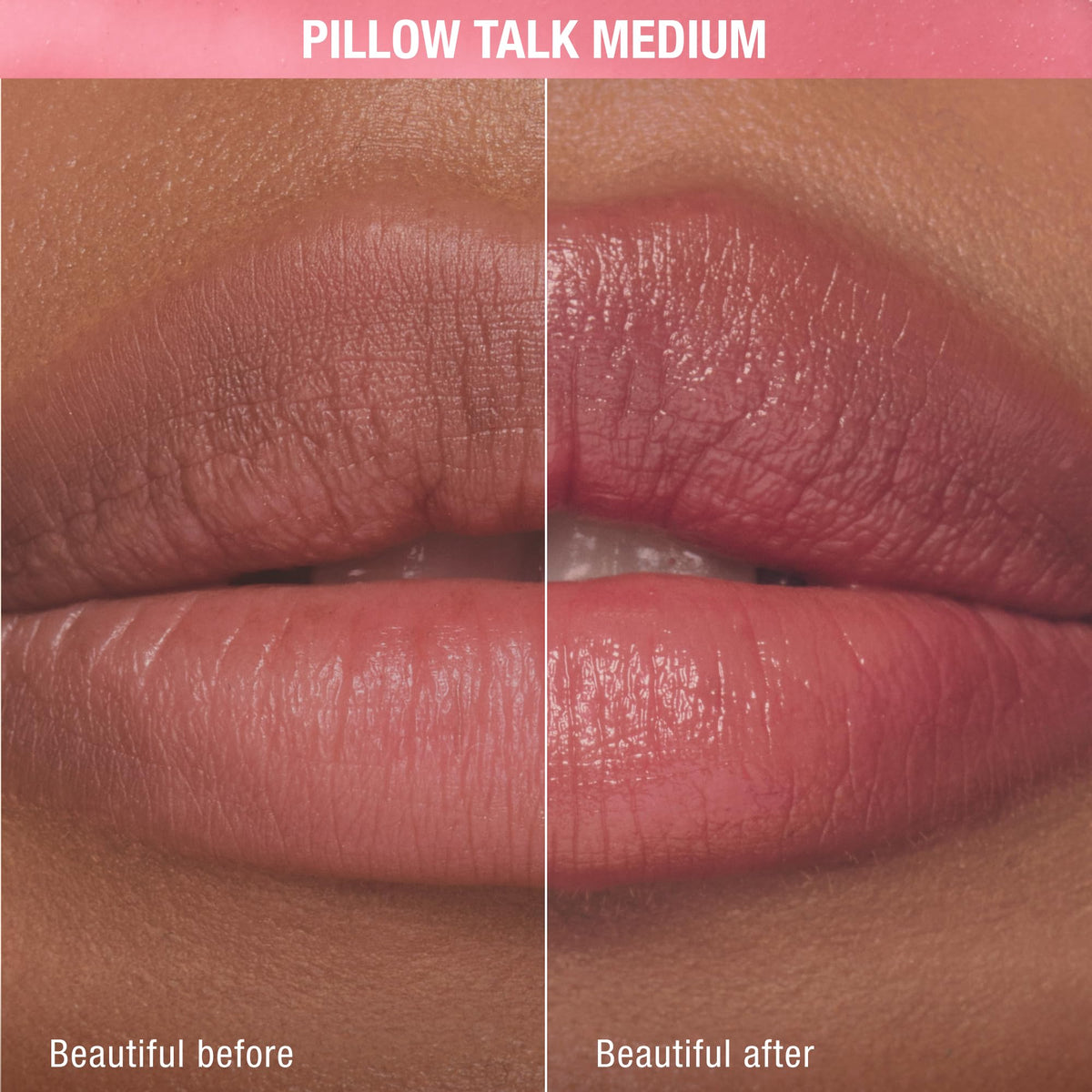 Charlotte Tilbury open tube showing balm-tint texture and creamy glide benefit