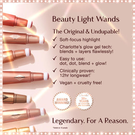 Charlotte Tilbury product blended on cheek closeup demonstrating radiance