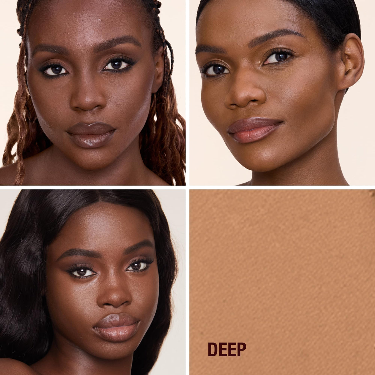 close-up of Charlotte Tilbury powder texture highlighting ultra-fine, soft-focus finish