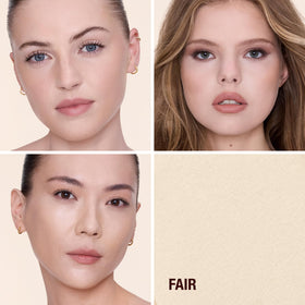 Charlotte Tilbury powder texture close-up highlighting micro-fine finish and blurring effect