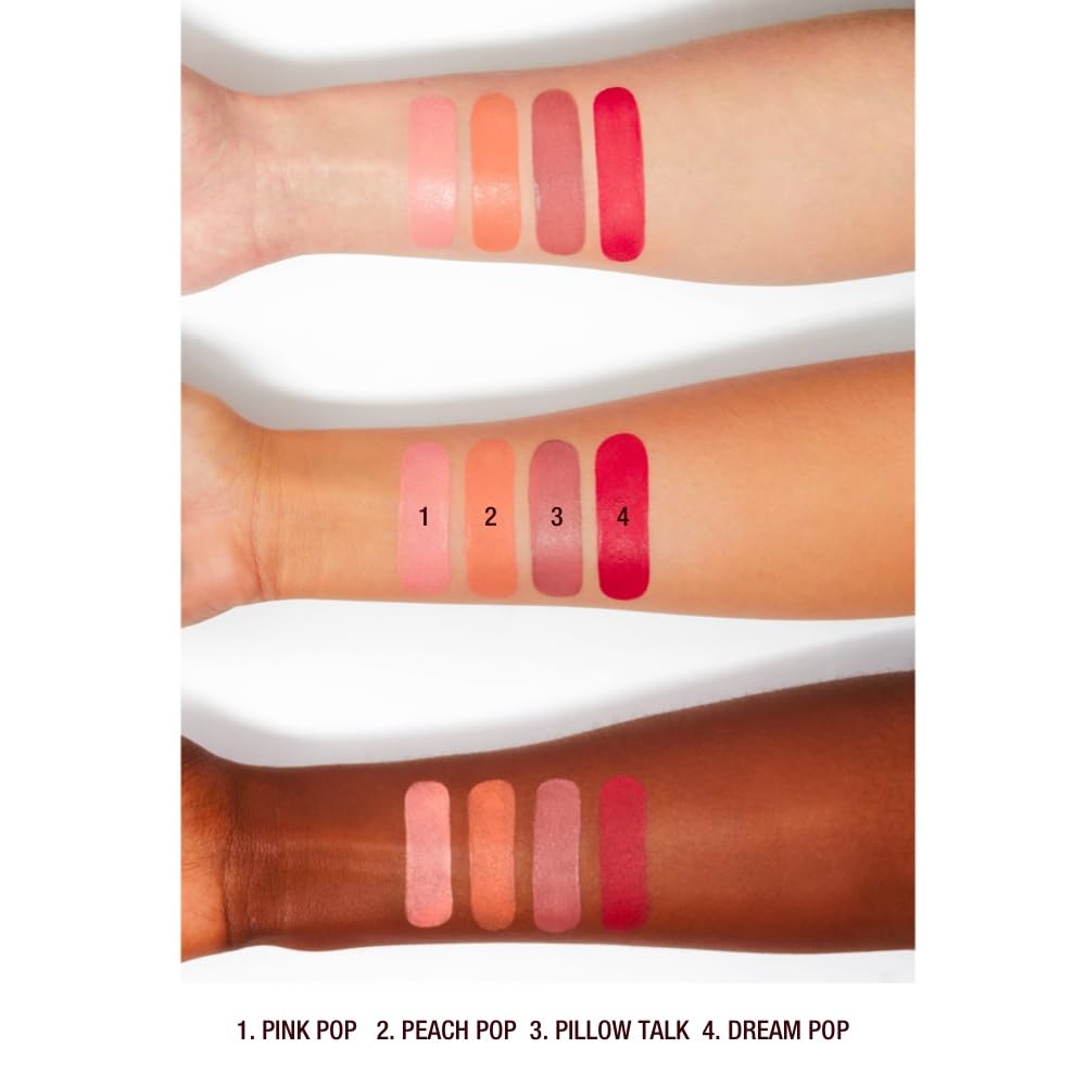 Charlotte Tilbury product held in hand to show compact size and travel-ready convenience