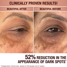 Charlotte Tilbury serum texture on fingertip illustrating lightweight absorbency benefit