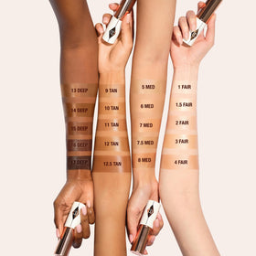 Charlotte Tilbury open cap and rounded tip detail showing easy swipe application