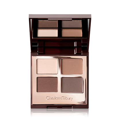 Charlotte Tilbury front packaging showing the compact and shade names benefits easy storage