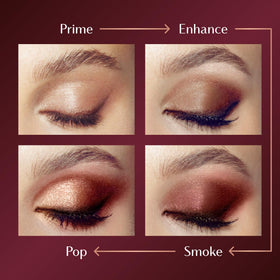 Charlotte Tilbury palette open with brush demonstrating handy application and portability