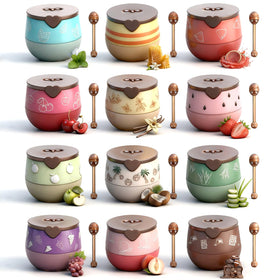 Charm Kiss front packaging honey pot showing cute design and travel-ready appeal