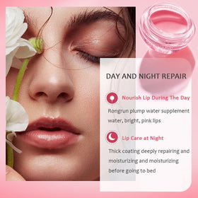 Charm Kiss applied at night on lips demonstrating overnight hydration benefit