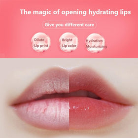 Charm Kiss open pot close-up of silky balm texture for fast absorption benefit
