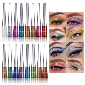 CHARMCODE front packaging showing all 16 eyeliner tubes and colors