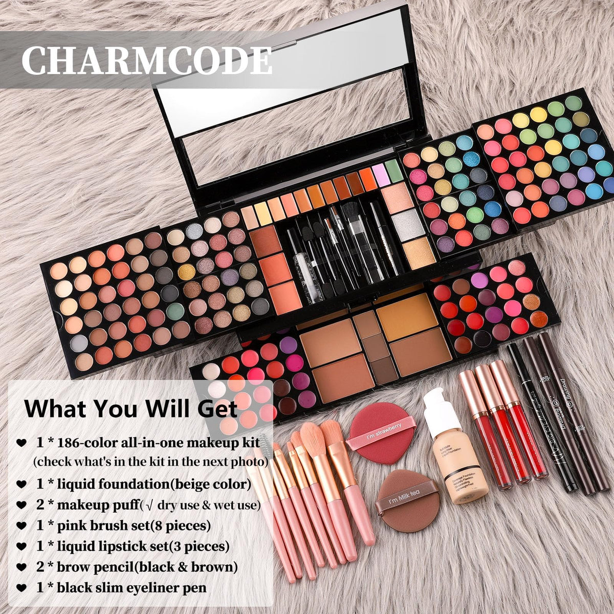 CHARMCODE closed compact case highlighting portable design and protection