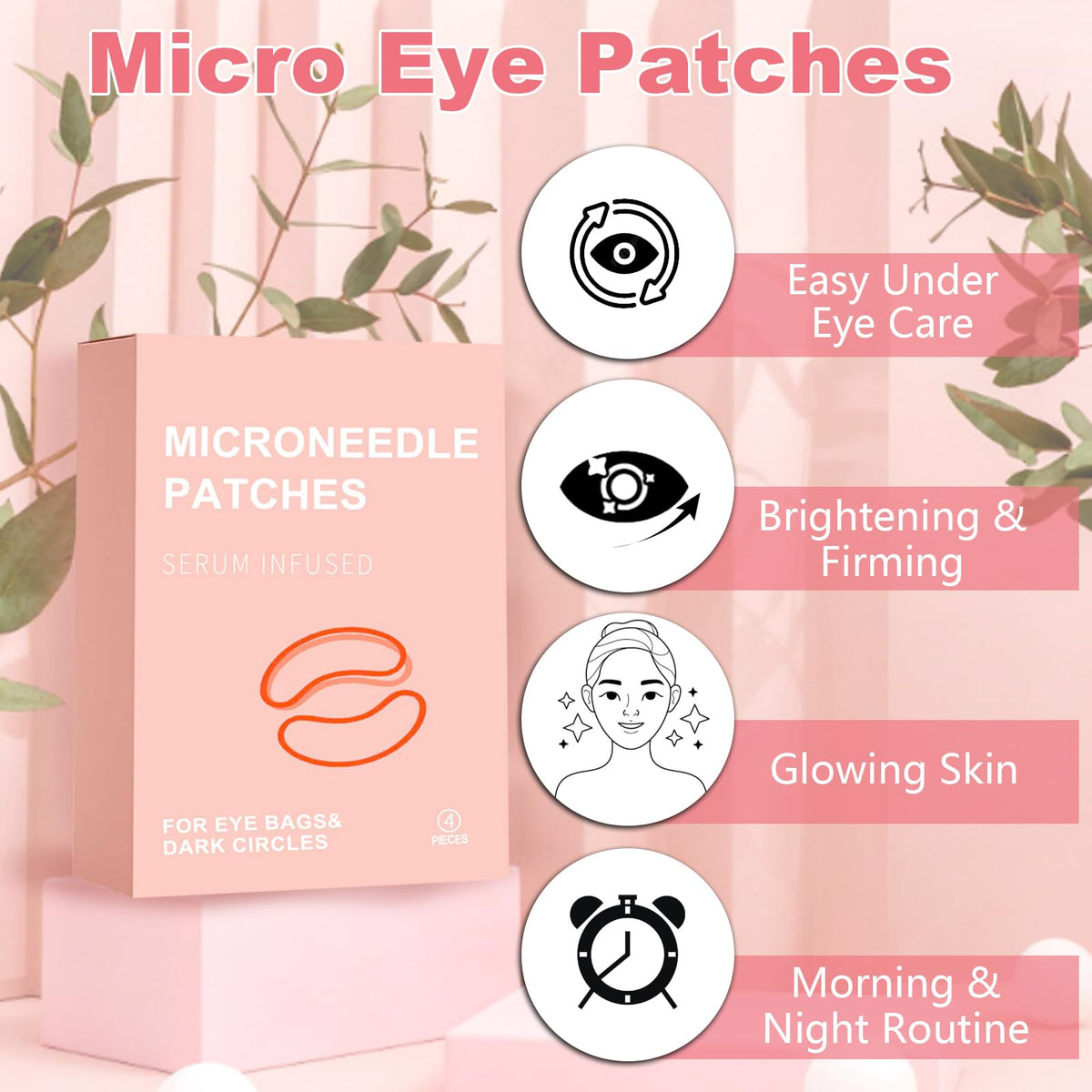 Charunee patch used on forehead and smile lines for smoother skin