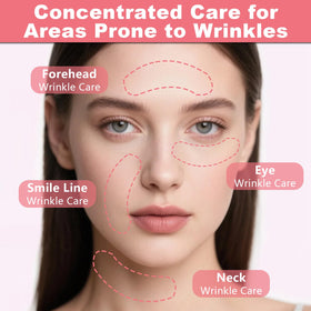 Charunee patch applied under eye demonstrating quick refresh benefit