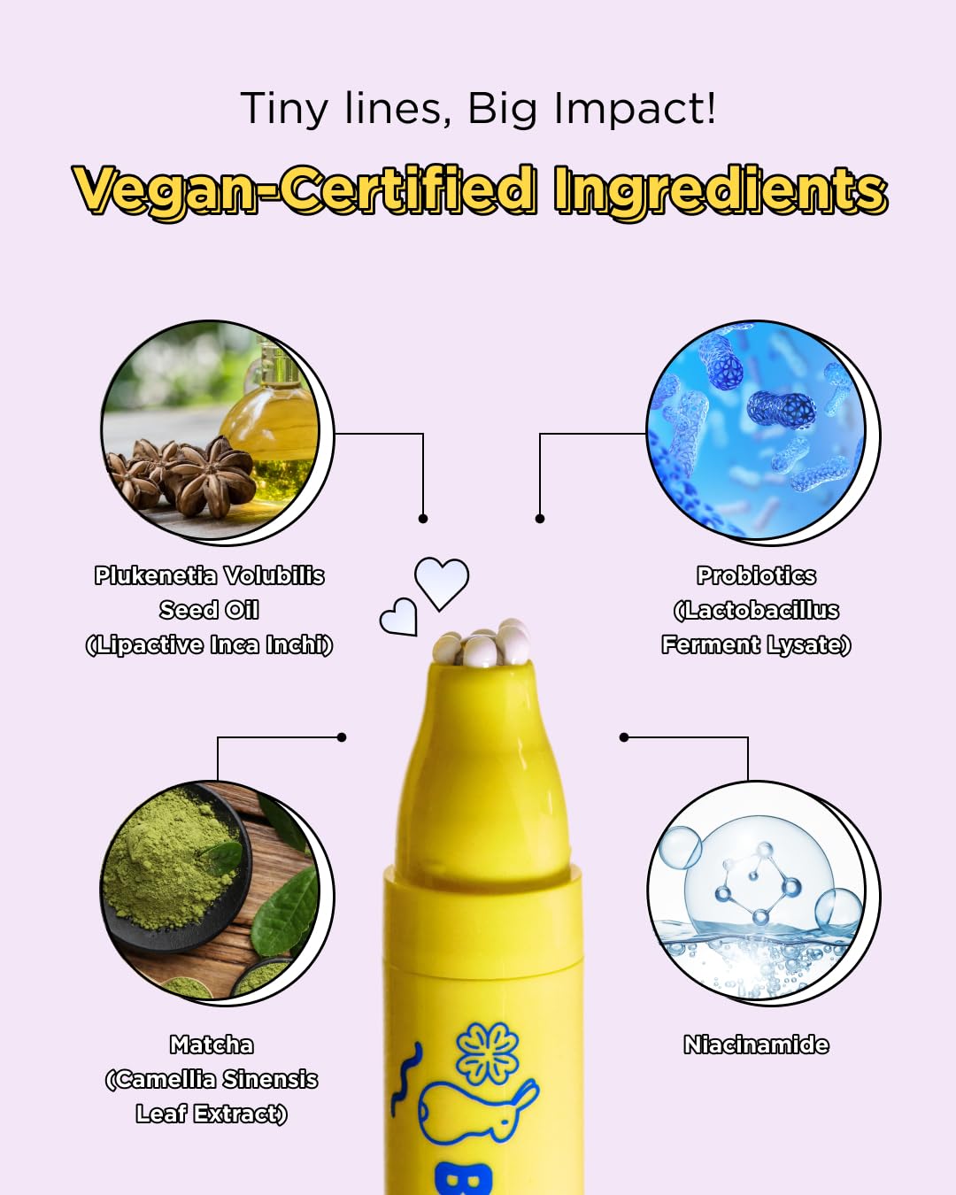 CHASIN' RABBITS ingredient display with Inca Inchi oil plant-based nourishment