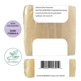 Chatham Natural Skin Care bar on bathroom shelf in a tidy lifestyle scene promoting gentle daily use