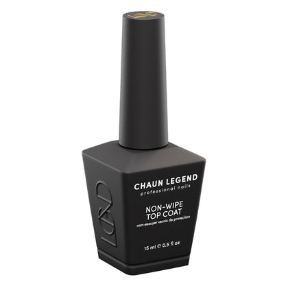 Chaun Legend top coat front packaging showing label and 15ml bottle, professional appeal