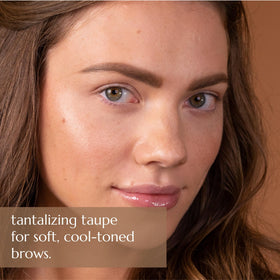 Chella taupe stroke swatch on skin demonstrating natural, buildable color