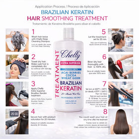 CHELLY professional applying treatment in salon for controlled results