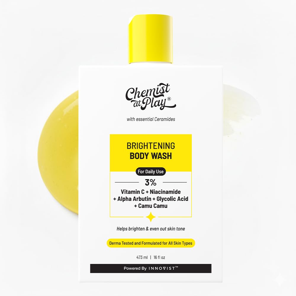 Chemist at Play front packaging showing bottle and brand, highlights clean design