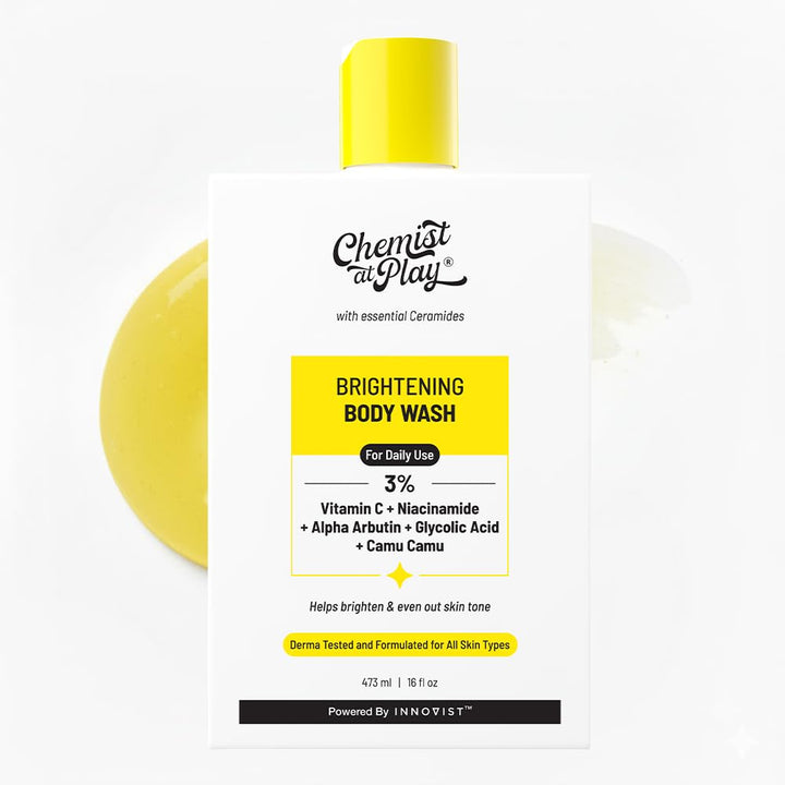 Chemist at Play front packaging showing bottle and brand, highlights clean design