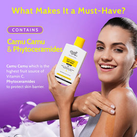 Chemist at Play gel texture detail illustrating smooth, foaming lather benefit