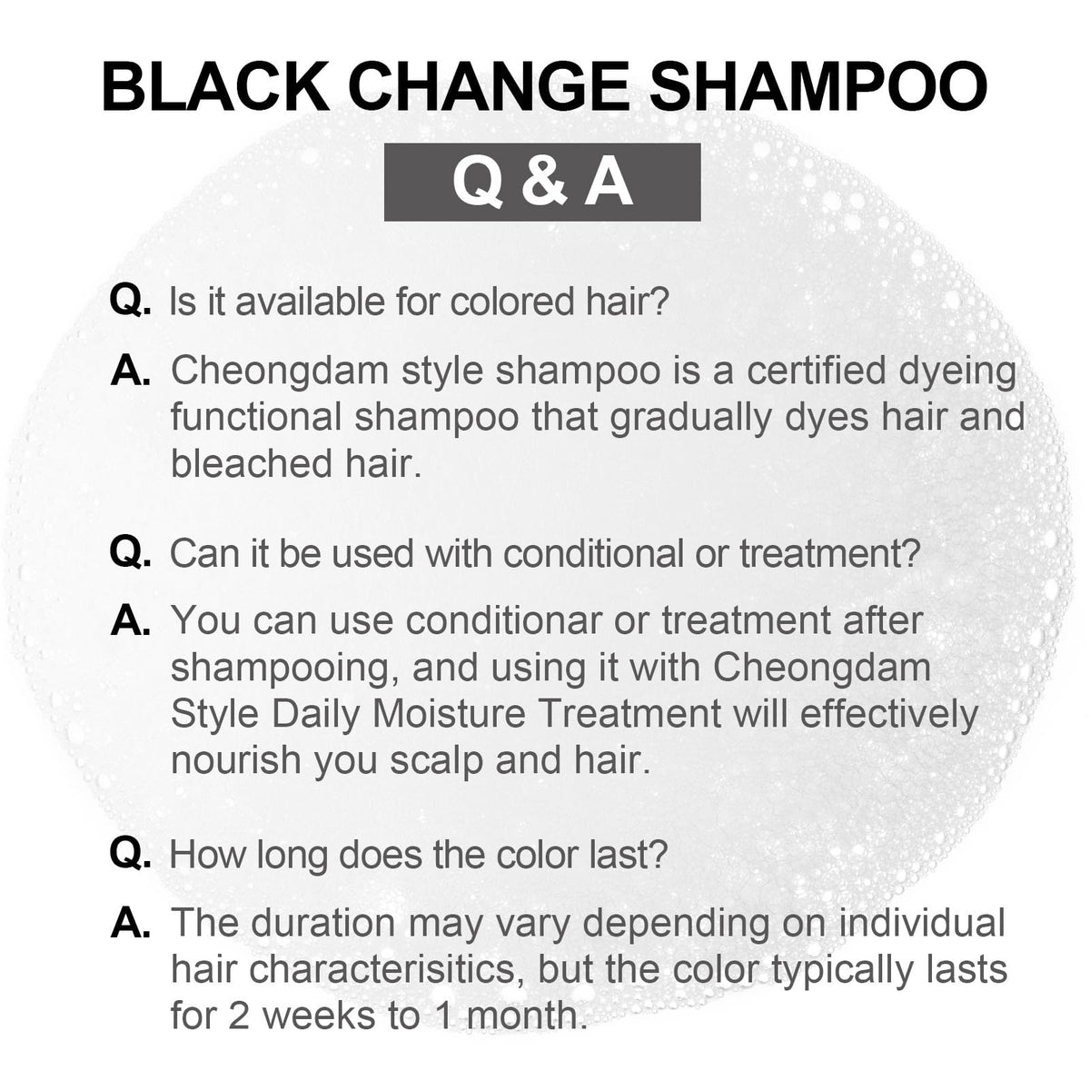 CHEONG DAM STYLE shampoo in a bathroom setting showing daily routine fit