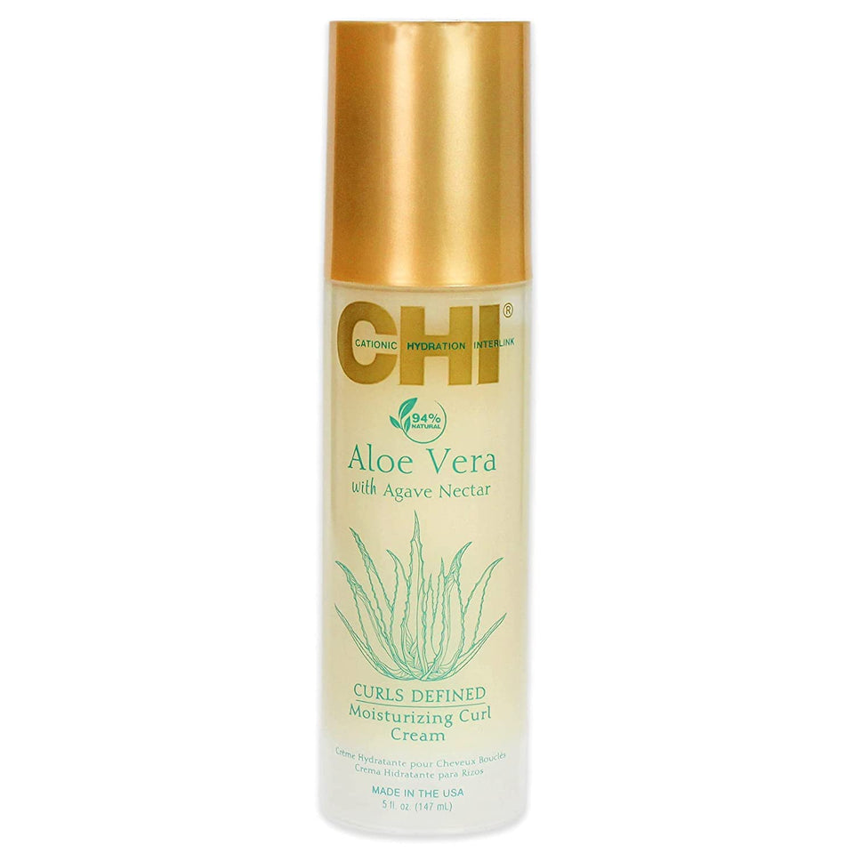 CHI front packaging of curl cream showing product and benefits